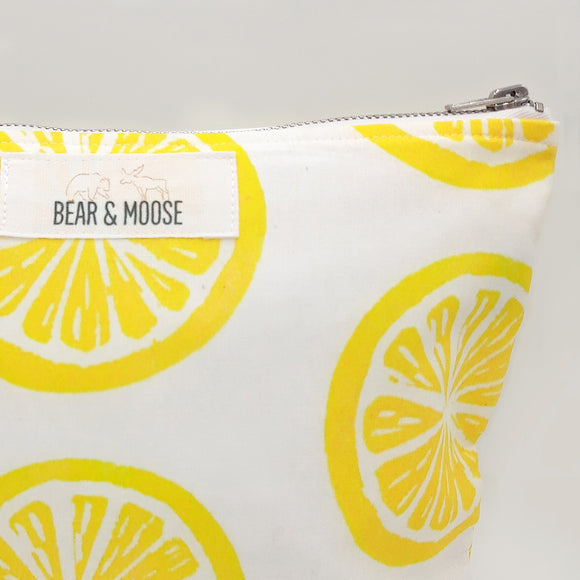 Fruit Print Travel Pouches