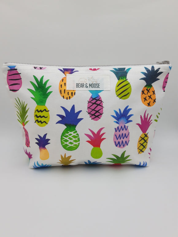 Pineapple Print Travel Pouch