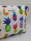 Pineapple Print Travel Pouch