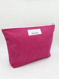 Pink Suede Travel Pouch