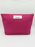 Pink Suede Travel Pouch