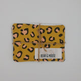 Leopard Print Reusable Face Pads - 2 pack