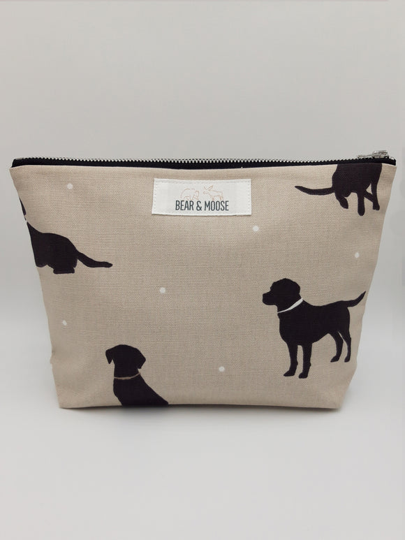 Dog Print Travel Pouch