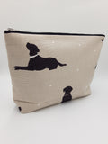 Dog Print Travel Pouch