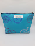 Bicycle Print Travel Pouch