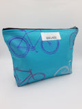 Bicycle Print Travel Pouch