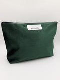 Green Velvet Travel Pouch