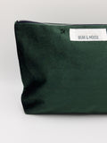 Green Velvet Travel Pouch