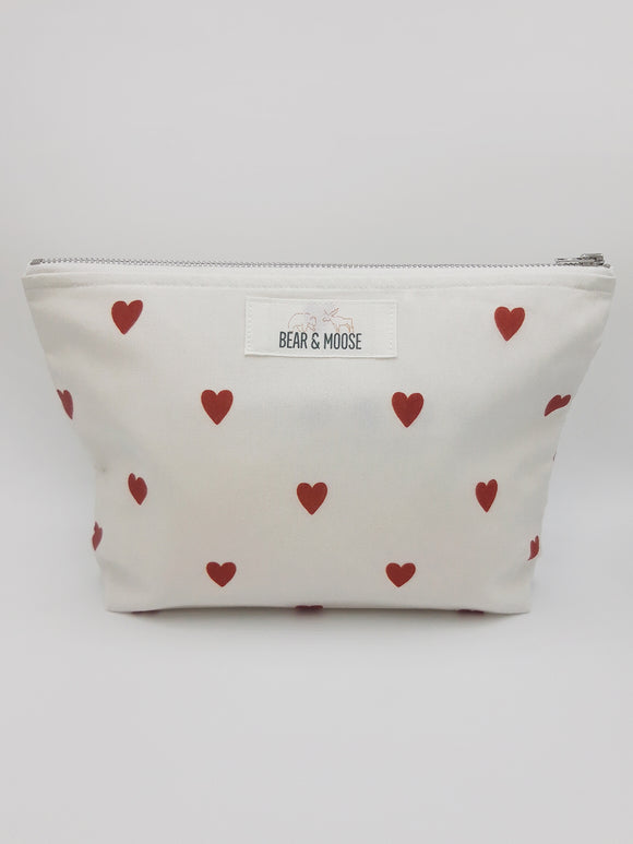 Love Hearts Travel Pouch