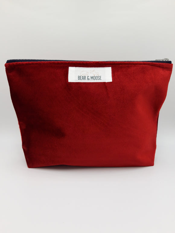 Red Velvet Travel Pouch