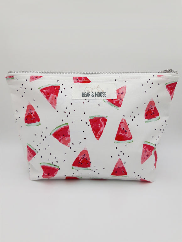 Watermelon Print Travel Pouch