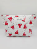 Watermelon Print Travel Pouch