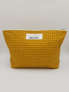 Mustard Waffle Travel Pouch